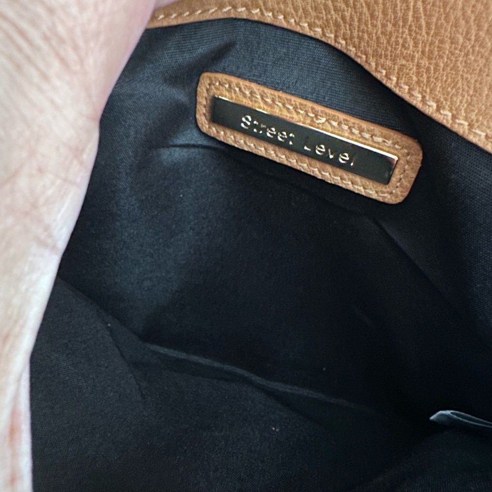 Street Level Brown Tote Bag - Picture 5 of 9